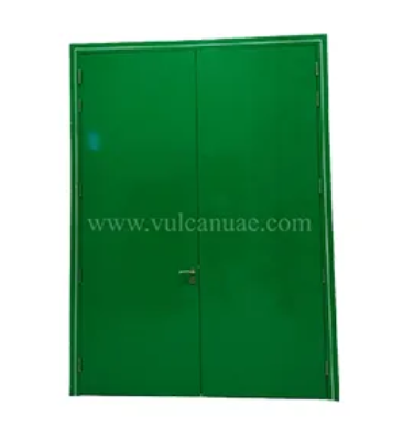Versatile Hollow Metal Door – Fire Rated and Non-Fire Rated Options, Double-Skinned Steel, Honeycomb/Rockwool Infill, RAL Powder Coated, ANSI/UL Certified, Heavy Duty Security